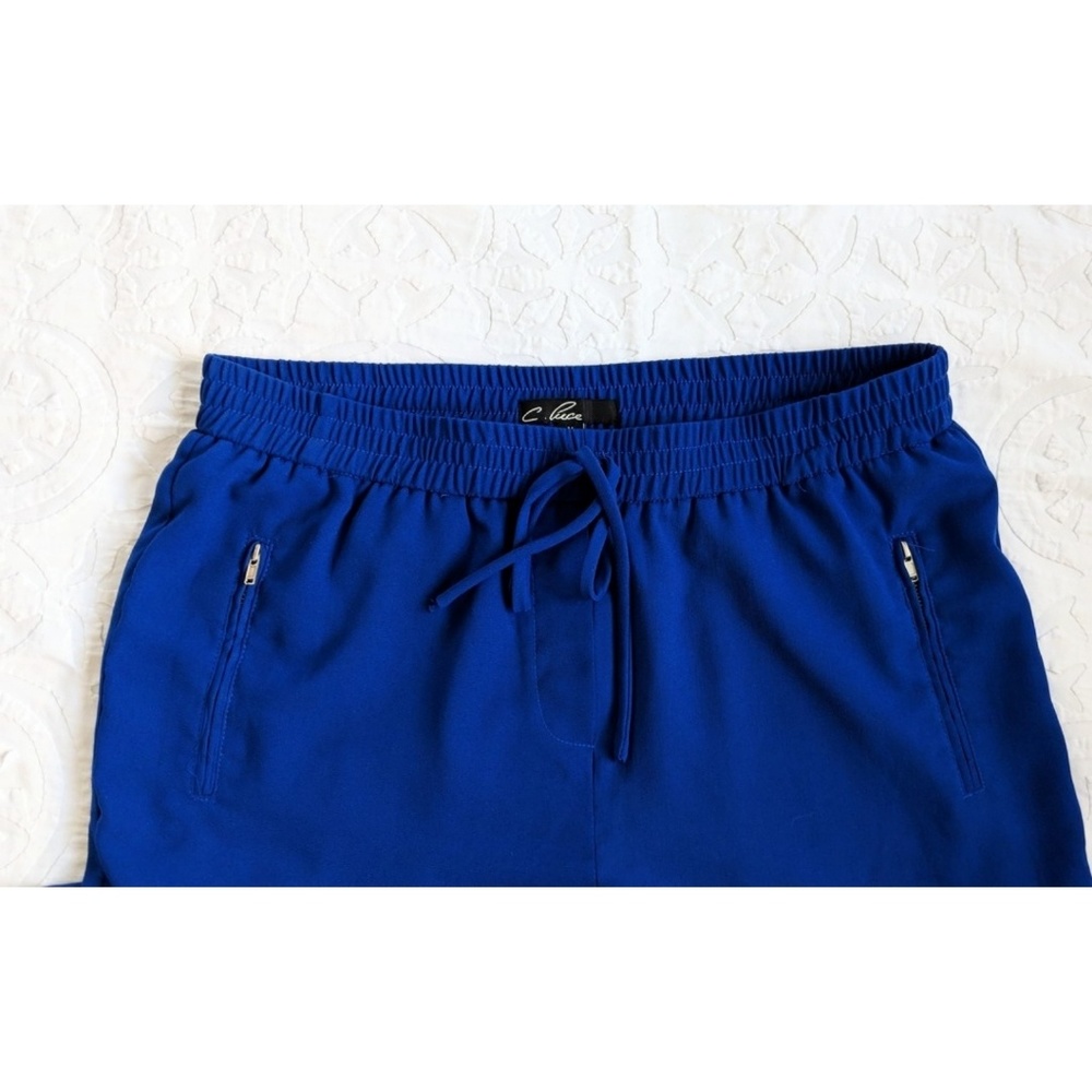 Sold - medium casual blue amkle zip joggers